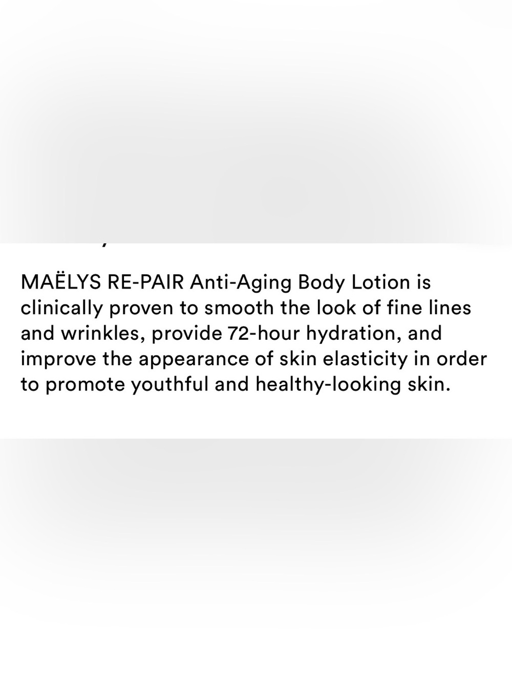 MAËLYS RE-PAIR Anti-Aging Body Lotion - NIB - Picture 8 of 8
